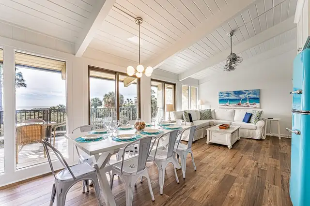 Living room at Hilton Head Beach Villas 4
